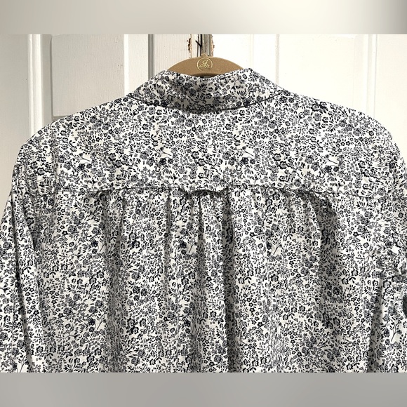 DULUTH 100% Organic Cotton, Floral, Long Sleeve , Button Down Shirt - Picture 8 of 12